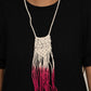 Surfin The Net - Pink - Paparazzi Necklace Image