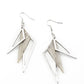 Evolutionary Edge - Silver - Paparazzi Earring Image