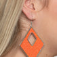 Woven Wanderer - Orange - Paparazzi Earring Image