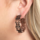 Laurel Wreaths - Copper - Paparazzi Earring Image