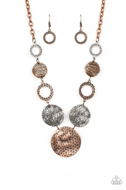 Terra Adventure - Copper - Paparazzi Necklace Image