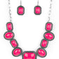 Lets Get Loud - Pink - Paparazzi Necklace Image