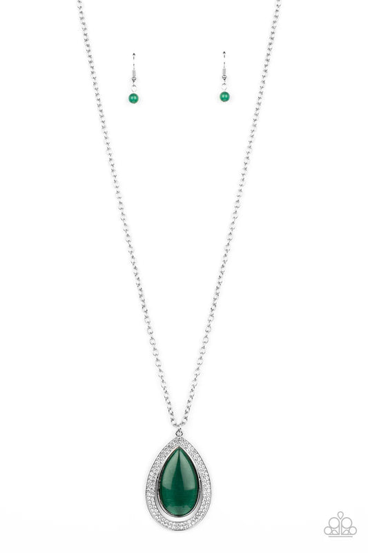 Paparazzi Necklace ~ You Dropped This - Green