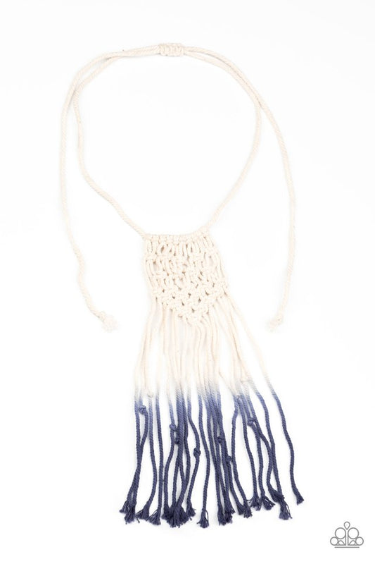 Surfin The Net - Blue - Paparazzi Necklace Image