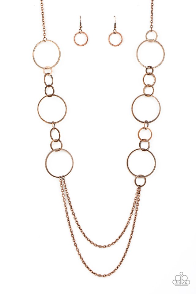 Basic Babe - Copper - Paparazzi Necklace Image