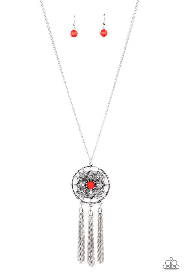 Chasing Dreams - Red - Paparazzi Necklace Image