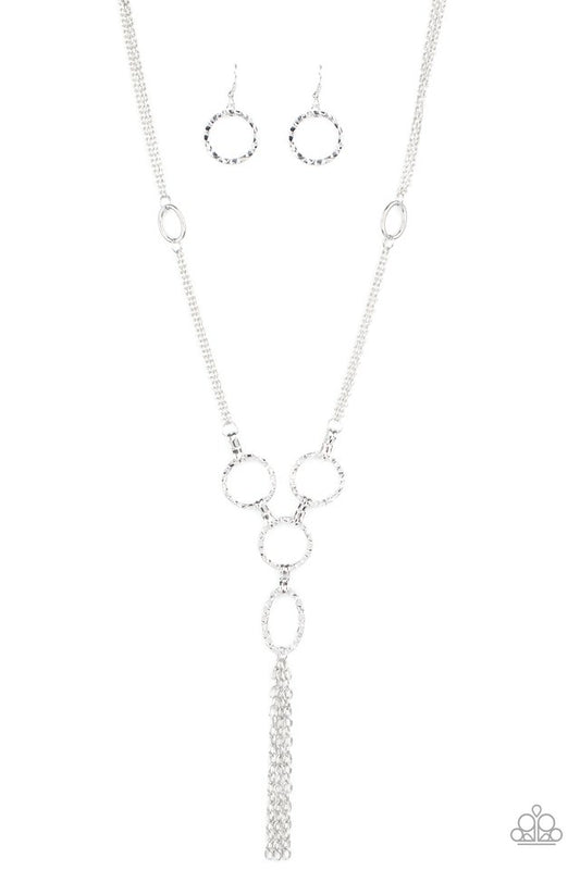 Metro Mechanics - Silver - Paparazzi Necklace Image