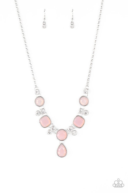 Crystal Cosmos - Pink - Paparazzi Necklace Image