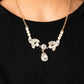 Unrivaled Sparkle - Gold - Paparazzi Necklace Image