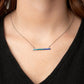 Sparkly Spectrum - Blue - Paparazzi Necklace Image
