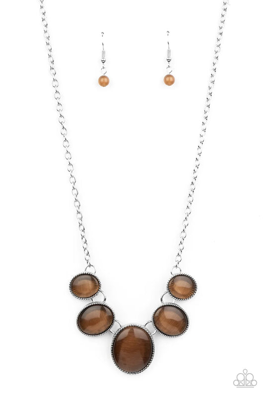 Paparazzi Necklace ~ One Can Only GLEAM - Brown