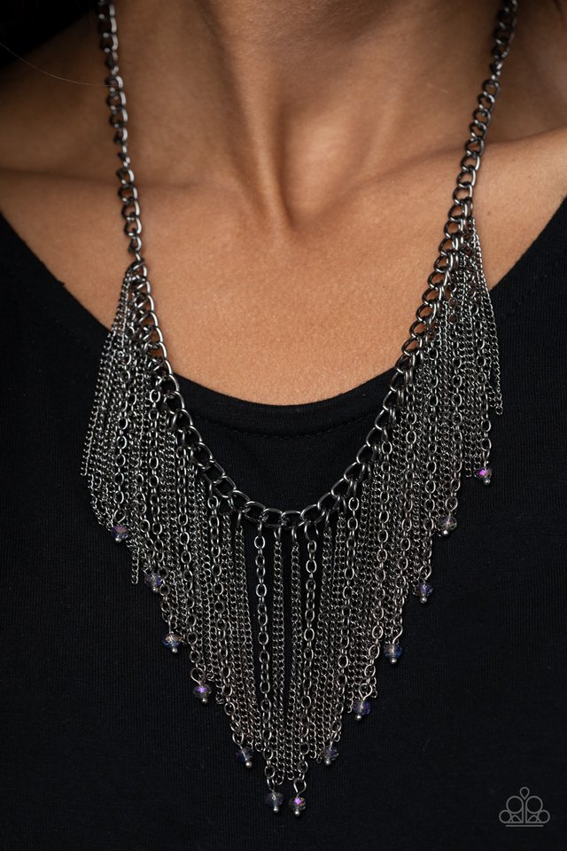 Cue The Fireworks - Multi - Paparazzi Necklace Image