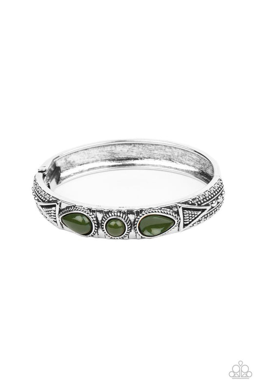 Radiant Ruins - Green - Paparazzi Bracelet Image