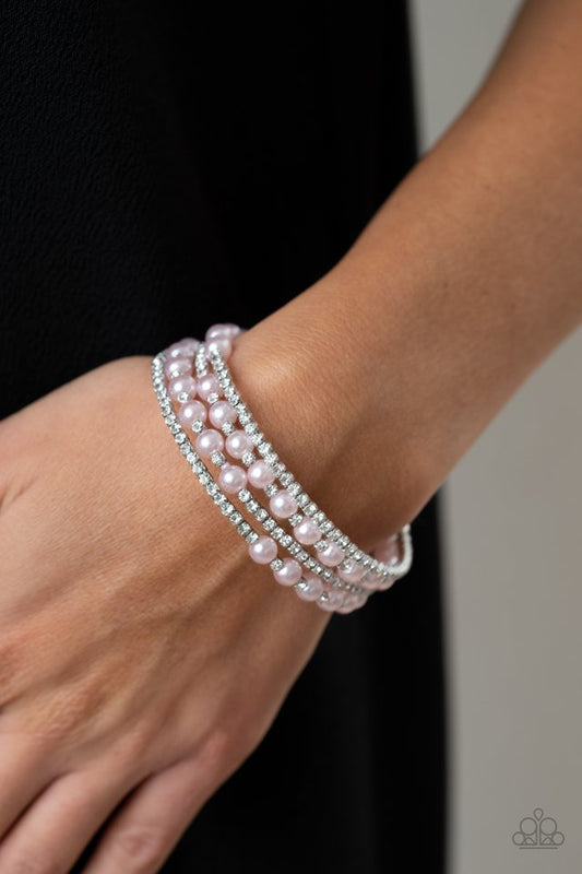 Starry Strut - Pink - Paparazzi Bracelet Image