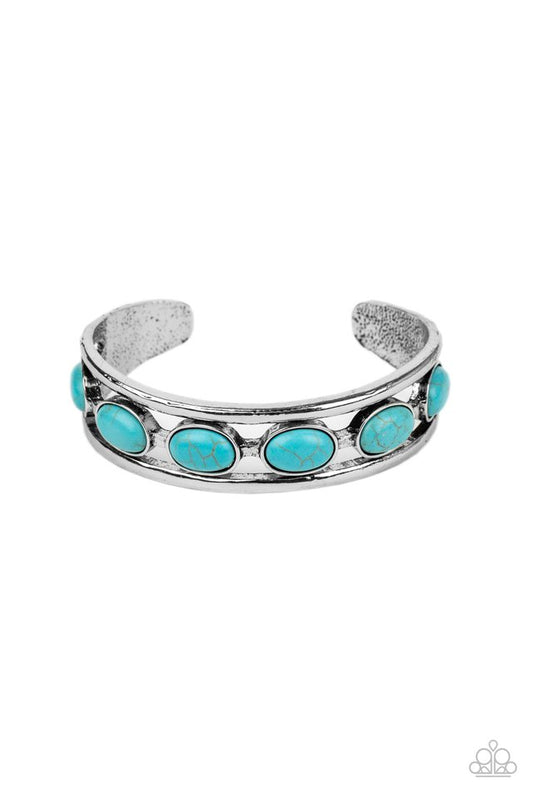 River Rock Canyons - Blue - Paparazzi Bracelet Image