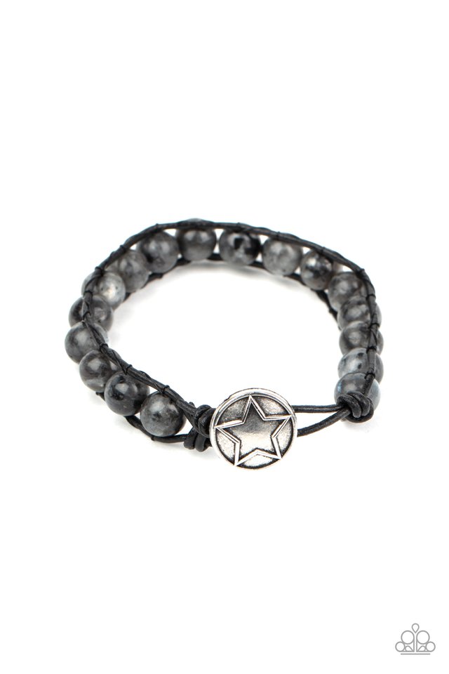 Homespun Stones  - Black - Paparazzi Bracelet Image