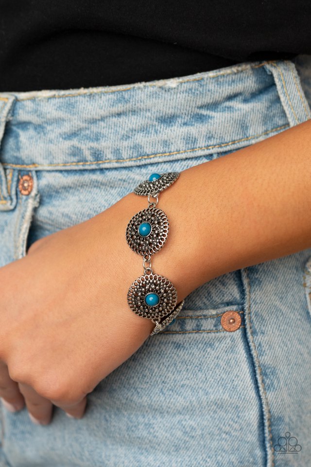 Mojave Mandalas - Blue - Paparazzi Bracelet Image