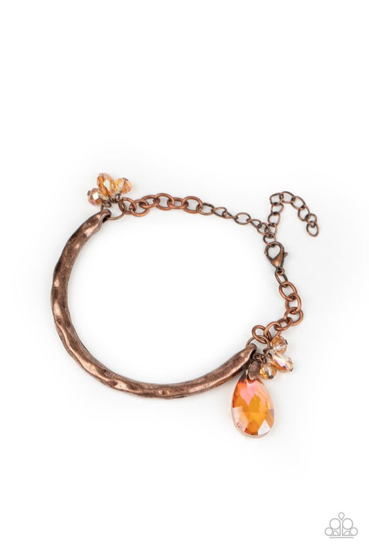 Let Yourself GLOW - Copper - Paparazzi Bracelet Image