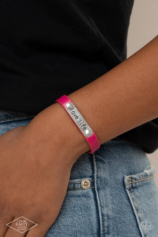 Love Life - Pink - Paparazzi Bracelet Image