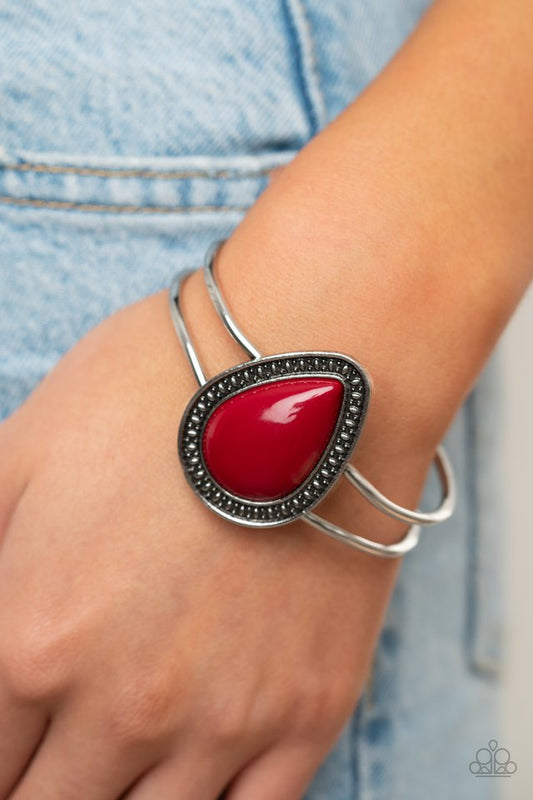 Over The Top Pop - Red - Paparazzi Bracelet Image