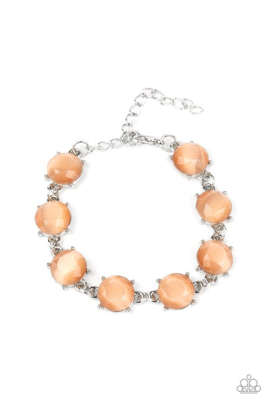 Ms. GLOW-It-All - Orange - Paparazzi Bracelet Image