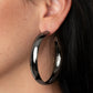 BEVEL In It - Black - Paparazzi Earring Image