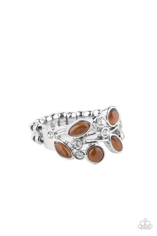 Leafy Luster - Brown - Paparazzi Ring Image