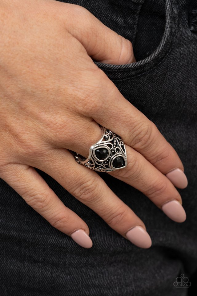 Rural Revel - Black - Paparazzi Ring Image