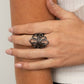 Regal Roundabout - Black - Paparazzi Ring Image