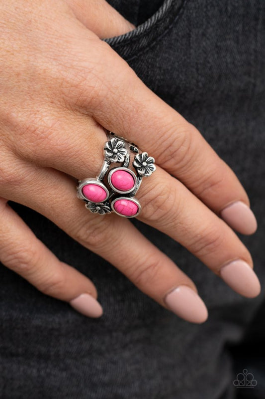 Primitive Paradise - Pink - Paparazzi Ring Image