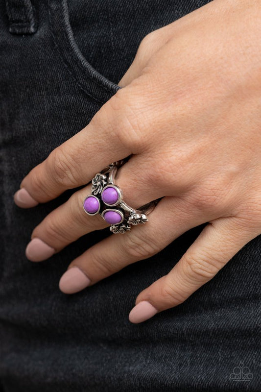 Primitive Paradise - Purple - Paparazzi Ring Image