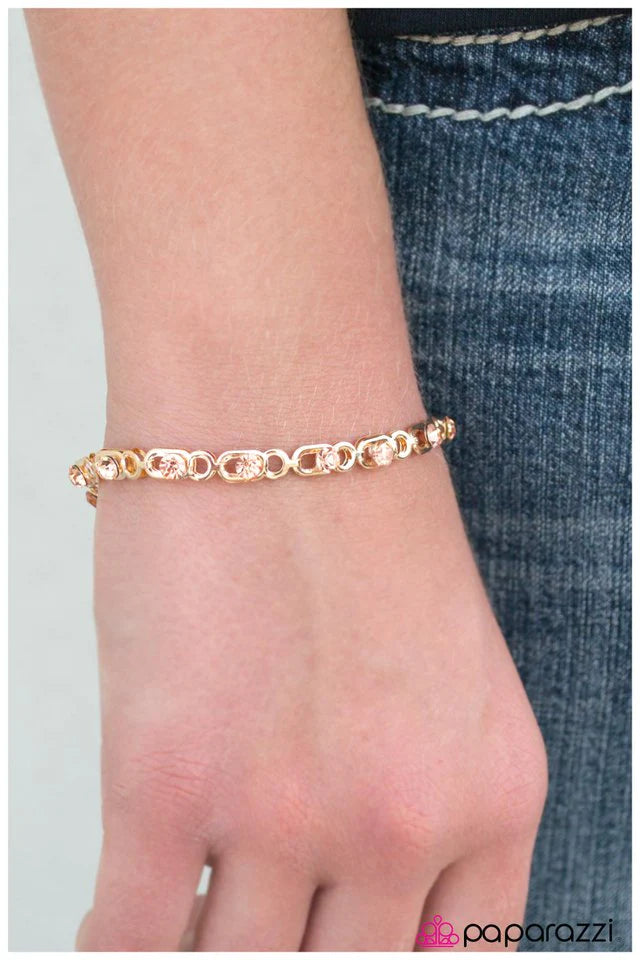 Paparazzi Bracelet ~ City Slicker-Gold