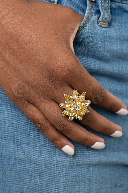 Am I GLEAMing? - Yellow - Paparazzi Ring Image