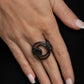 Edgy Eclipse - Black - Paparazzi Ring Image