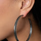 Midtown Marvel - Black - Paparazzi Earring Image