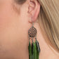 In Your Wildest DREAM-CATCHERS - Green - Paparazzi Earring Image