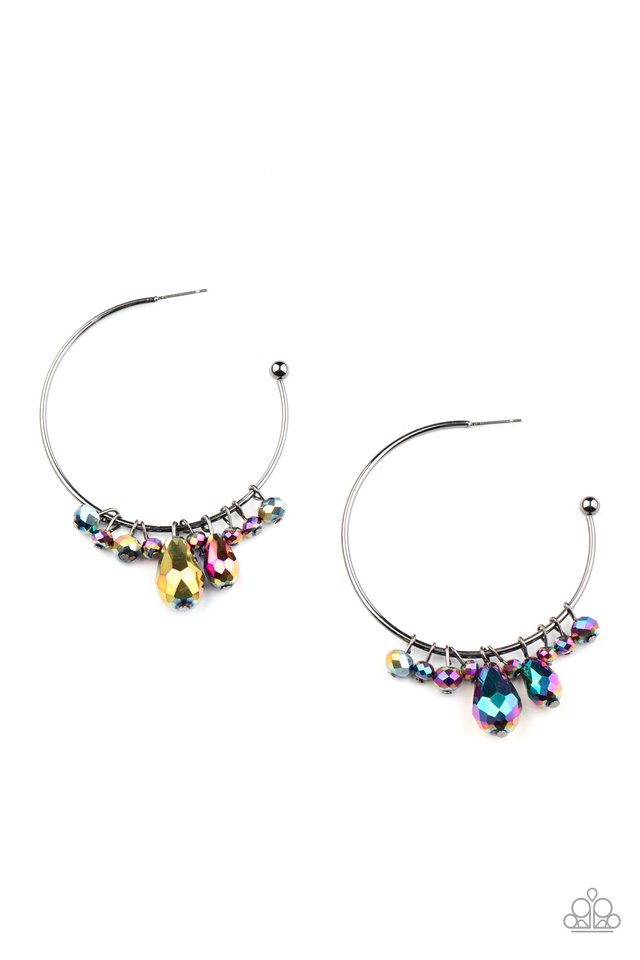 Dazzling Downpour - Multi - Paparazzi Earring Image