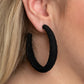 TWINE and Dine - Black - Paparazzi Earring Image