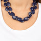 Two-Story Stunner - Blue - Paparazzi Necklace Image