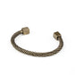 Block It Out - Brass - Paparazzi Bracelet Image