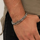 Rustic Reveler - Silver - Paparazzi Bracelet Image