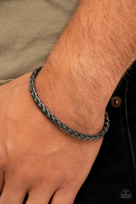 Metalhead Medley - Black - Paparazzi Bracelet Image