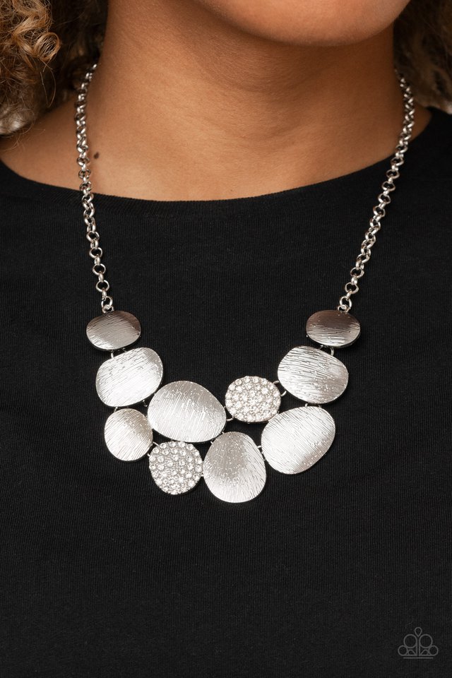 A Hard LUXE Story - White - Paparazzi Necklace Image