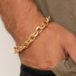 Titanium Titan - Gold - Paparazzi Bracelet Image