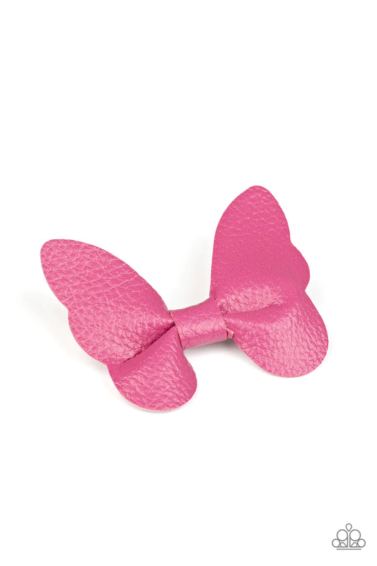 Accesorios para el cabello de Paparazzi ~ Butterfly Oasis - Rosa