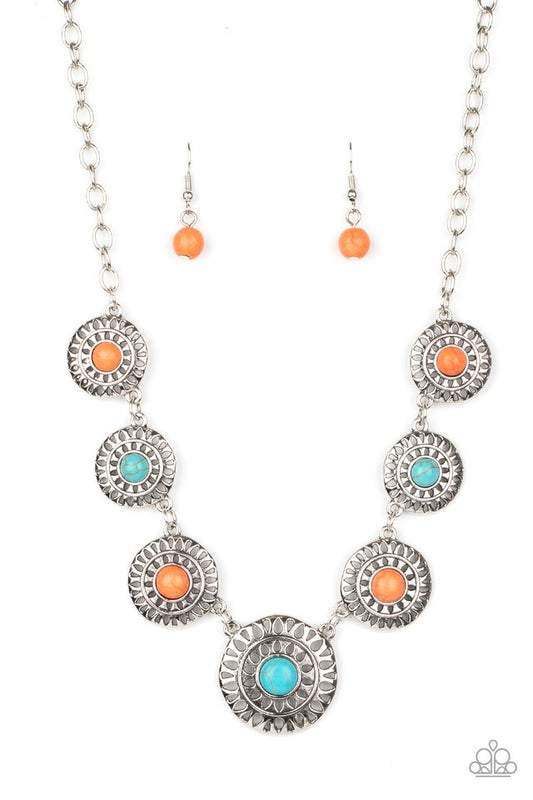 Sahara Solar Power - Multi - Paparazzi Necklace Image