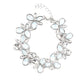 Ice Garden - White - Paparazzi Bracelet Image