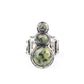 Marbled Magnificence - Green - Paparazzi Ring Image