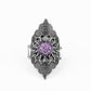 Wildly Wallflower - Purple - Paparazzi Ring Image