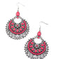 Laguna Leisure - Pink - Paparazzi Earring Image